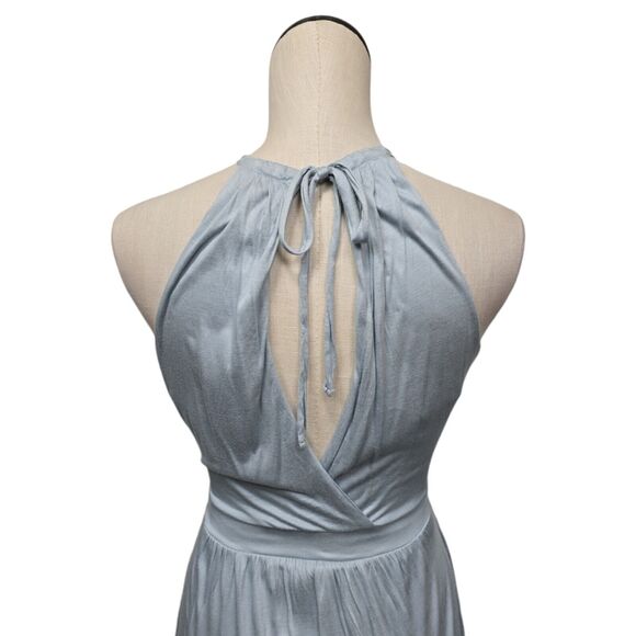 Moulinette Soeurs Rayon Blend‎ Blue Halter Fit And Flare Dress Womens Size XS - Picture 7 of 11